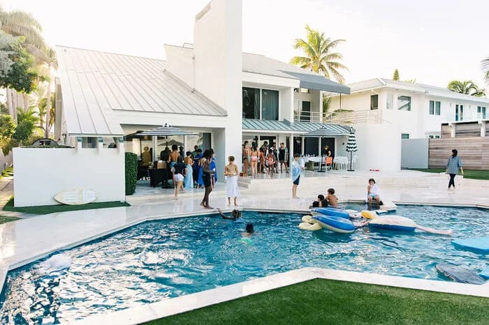 Birthday Pool Party - event photography Miami