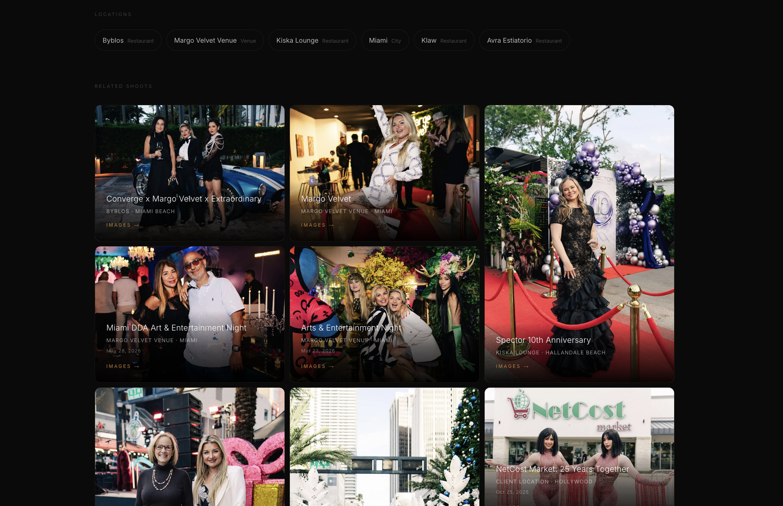 Organizer profile connecting every event page